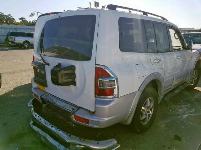 JA4MW51R71J029771 - 2001 MITSUBISHI MONTERO LI WHITE photo 4