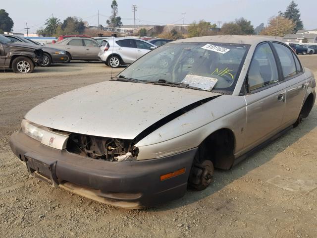 1G8ZF5280VZ245691 - 1997 SATURN SL GOLD photo 2