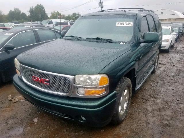 1GKEK63U92J171493 - 2002 GMC DENALI BLACK photo 2