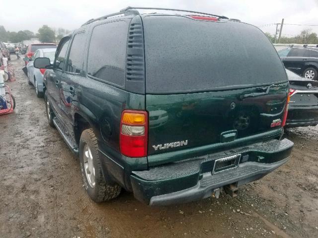 1GKEK63U92J171493 - 2002 GMC DENALI BLACK photo 3