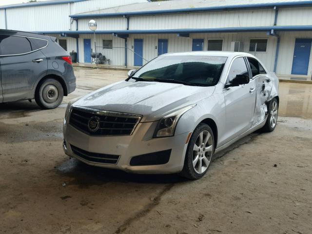 1G6AB5RA0D0162016 - 2013 CADILLAC ATS LUXURY SILVER photo 2