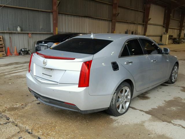 1G6AB5RA0D0162016 - 2013 CADILLAC ATS LUXURY SILVER photo 4