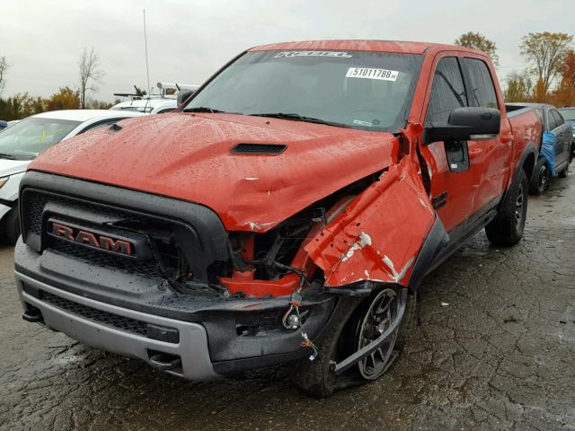 1C6RR7YTXGS371919 - 2016 RAM 1500 REBEL RED photo 2