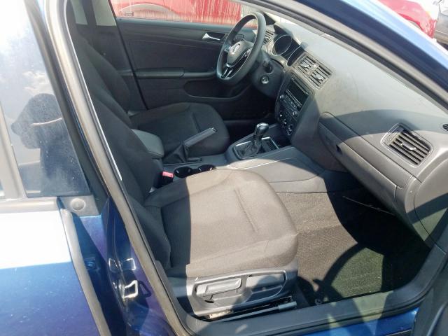 3VW2K7AJ6FM289696 - 2015 VOLKSWAGEN JETTA BASE 蓝色 照片 5