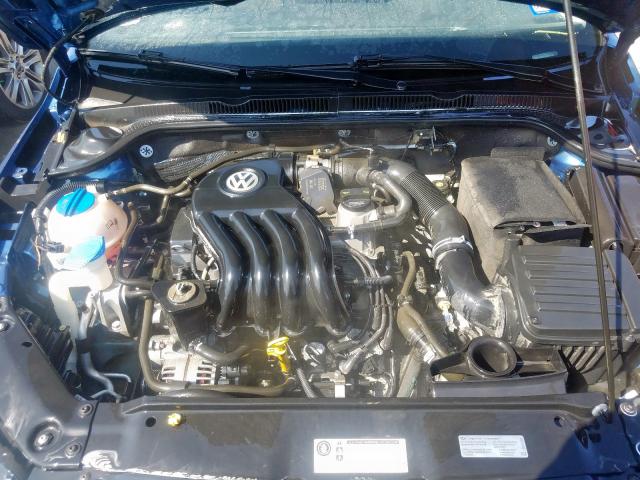 3VW2K7AJ6FM289696 - 2015 VOLKSWAGEN JETTA BASE 蓝色 照片 7