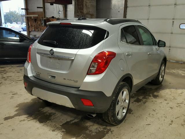 KL4CJFSB3FB170761 - 2015 BUICK ENCORE CON SILVER photo 4