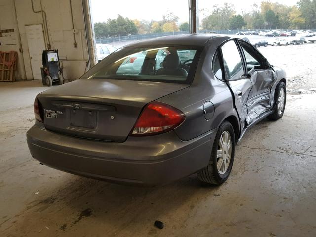 1FAFP56S14A160048 - 2004 FORD TAURUS SEL GRAY photo 4