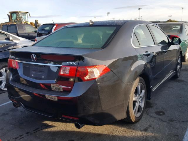 JH4CU2F83DC010681 - 2013 ACURA TSX SE BLACK photo 4