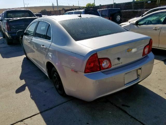 1G1ZC5E15BF130863 - 2011 CHEVROLET MALIBU 1LT SILVER photo 3