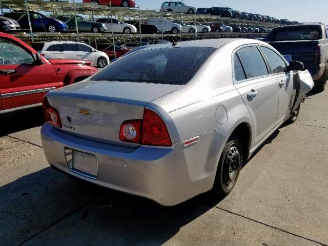 1G1ZC5E15BF130863 - 2011 CHEVROLET MALIBU 1LT SILVER photo 4
