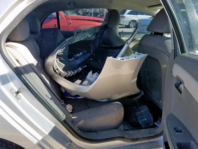 1G1ZC5E15BF130863 - 2011 CHEVROLET MALIBU 1LT SILVER photo 6