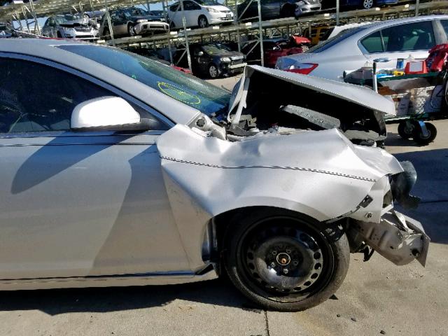 1G1ZC5E15BF130863 - 2011 CHEVROLET MALIBU 1LT SILVER photo 9