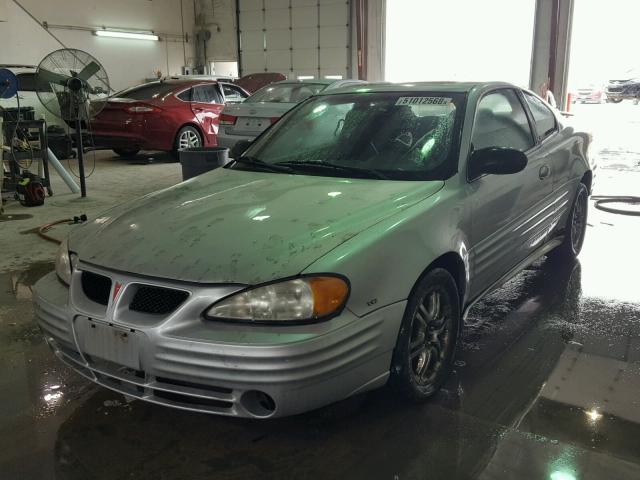 1G2NF12E72C272361 - 2002 PONTIAC GRAND AM S Gümüş foto 2