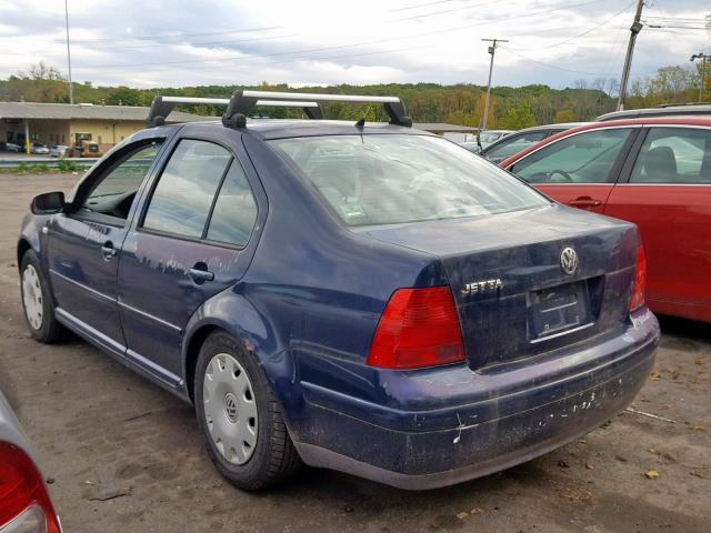 3VWRK69M72M052796 - 2002 VOLKSWAGEN JETTA GL BLUE photo 3