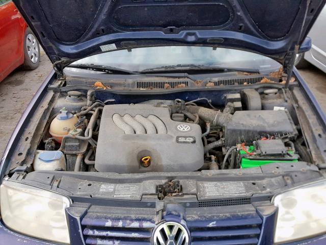 3VWRK69M72M052796 - 2002 VOLKSWAGEN JETTA GL BLUE photo 7