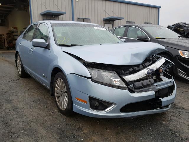 3FADP0L36AR284602 - 2010 FORD FUSION HYB BLUE photo 1