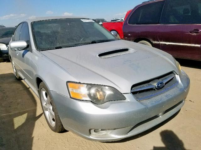 4S3BL676X54212952 - 2005 SUBARU LEGACY GT SILVER photo 1