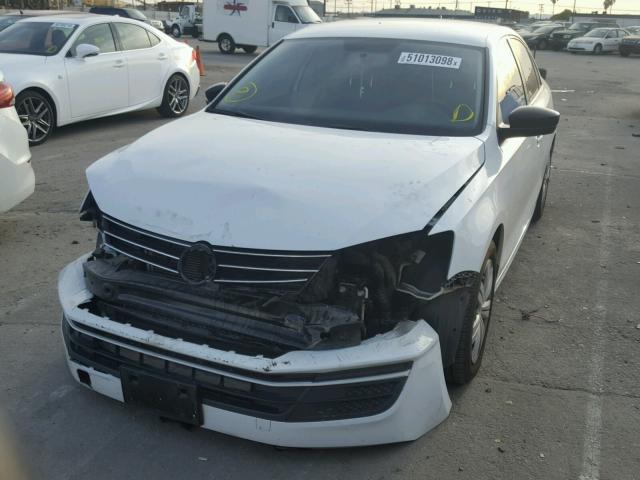 3VWLA7AJ6FM333137 - 2015 VOLKSWAGEN JETTA TDI WHITE photo 2