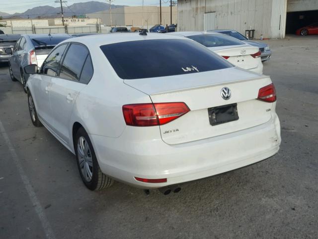 3VWLA7AJ6FM333137 - 2015 VOLKSWAGEN JETTA TDI WHITE photo 3