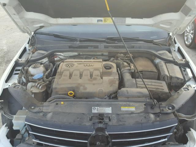 3VWLA7AJ6FM333137 - 2015 VOLKSWAGEN JETTA TDI WHITE photo 7