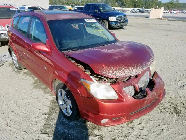 5Y2SL63825Z447484 - 2005 PONTIAC VIBE RED photo 1