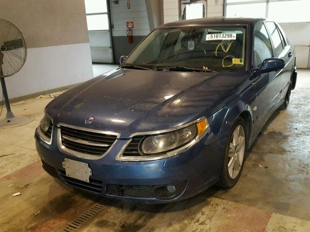 YS3EH49G073517628 - 2007 SAAB 9-5 AERO BLUE photo 2