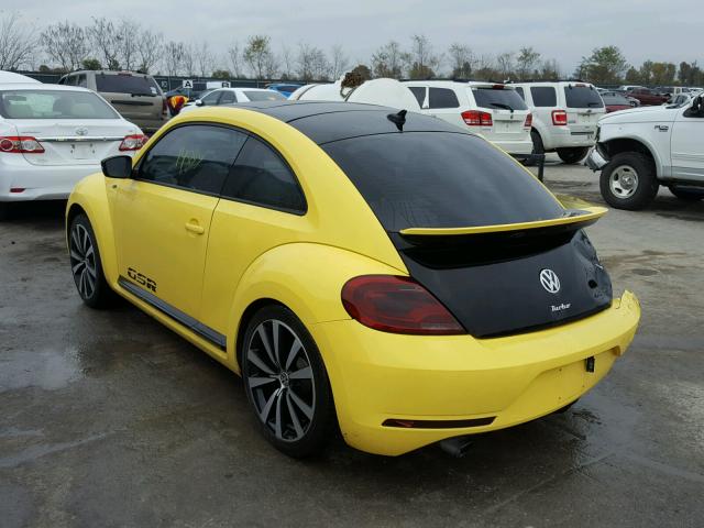 3VWVT7AT4EM622178 - 2014 VOLKSWAGEN BEETLE TUR YELLOW photo 3