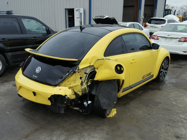 3VWVT7AT4EM622178 - 2014 VOLKSWAGEN BEETLE TUR YELLOW photo 4