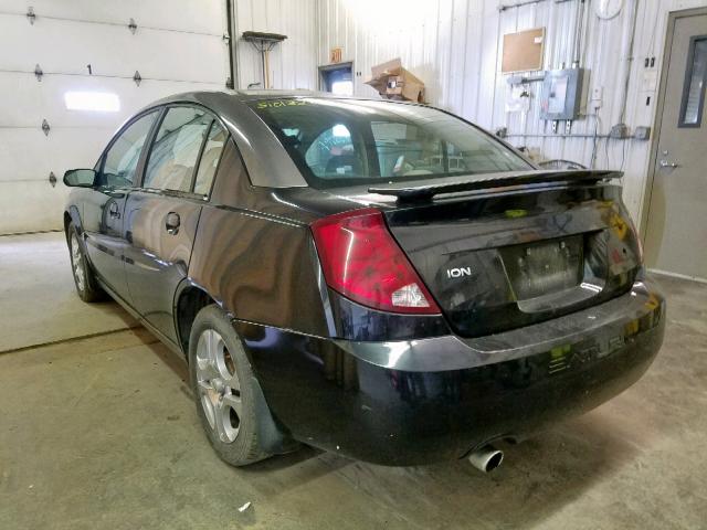 1G8AL52F14Z102882 - 2004 SATURN ION LEVEL BLACK photo 3