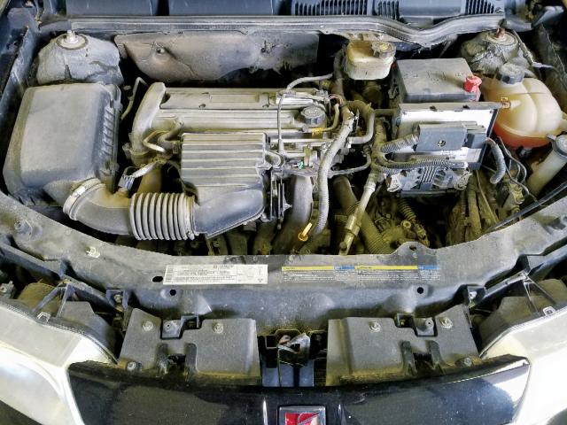 1G8AL52F14Z102882 - 2004 SATURN ION LEVEL BLACK photo 7