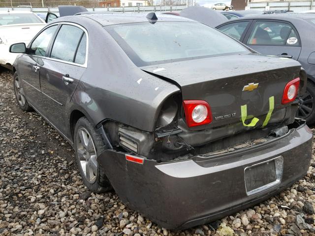 1G1ZD5EU8CF306426 - 2012 CHEVROLET MALIBU 2LT SILVER photo 3