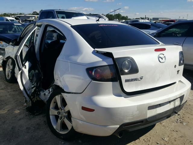 JM1BK323061446471 - 2006 MAZDA 3 S WHITE photo 3