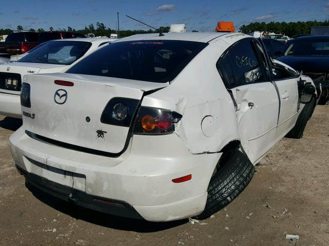 JM1BK323061446471 - 2006 MAZDA 3 S WHITE photo 4