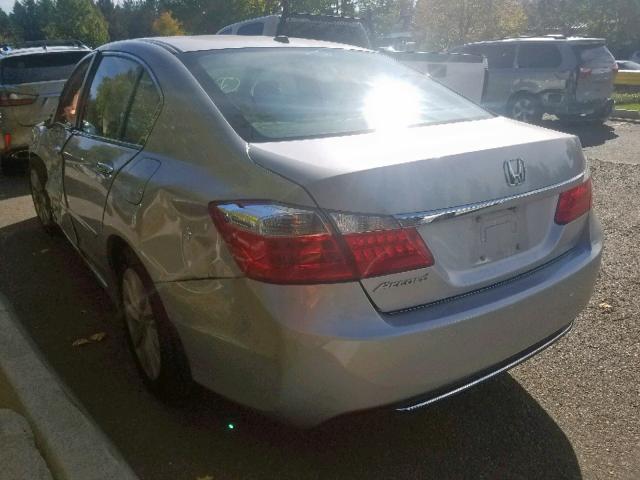 1HGCR2F88EA017983 - 2014 HONDA ACCORD EXL SILVER photo 3