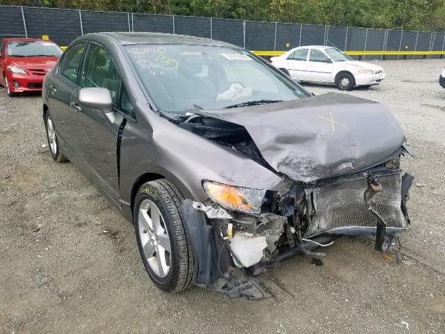 1HGFA16858L016538 - 2008 HONDA CIVIC EX BROWN photo 1