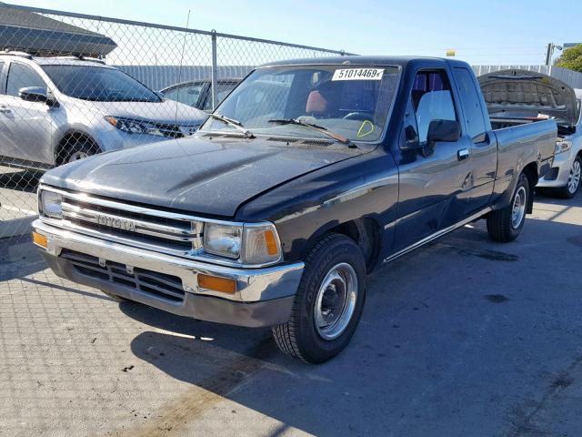 JT4RN93P8M5040566 - 1991 TOYOTA PICKUP 1/2 BLACK photo 2