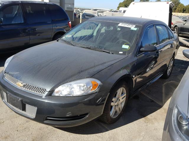 2G1WB5E31G1182691 - 2016 CHEVROLET IMPALA LIM GRAY photo 2