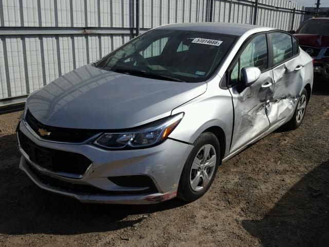 1G1BC5SM8G7317922 - 2016 CHEVROLET CRUZE LS SILVER photo 2