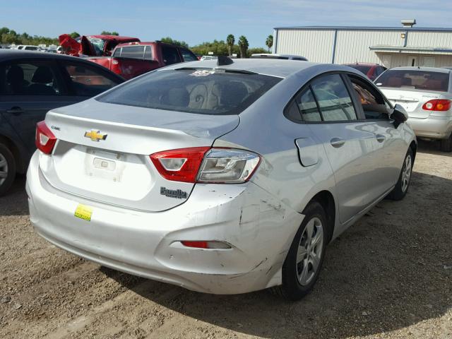 1G1BC5SM8G7317922 - 2016 CHEVROLET CRUZE LS SILVER photo 4