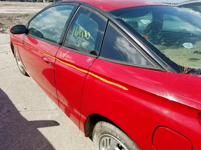 1G8ZY12751Z319420 - 2001 SATURN SC2 RED photo 9