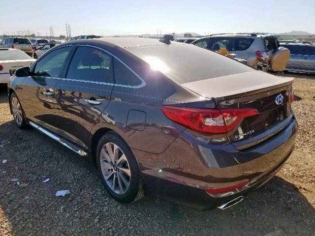 5NPE34AF9GH382534 - 2016 HYUNDAI SONATA SPO CHARCOAL photo 3