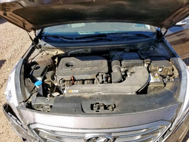 5NPE34AF9GH382534 - 2016 HYUNDAI SONATA SPO CHARCOAL photo 7