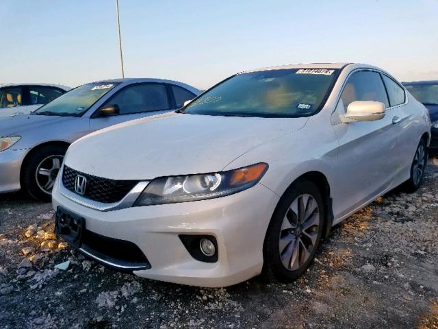 1HGCT1B87DA005047 - 2013 HONDA ACCORD EXL WHITE photo 2