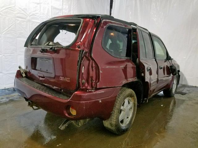 1GKDT13S122204491 - 2002 GMC ENVOY RED photo 4