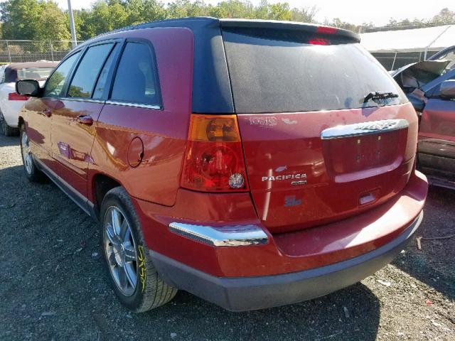 2A4GM68416R639901 - 2006 CHRYSLER PACIFICA T RED photo 3