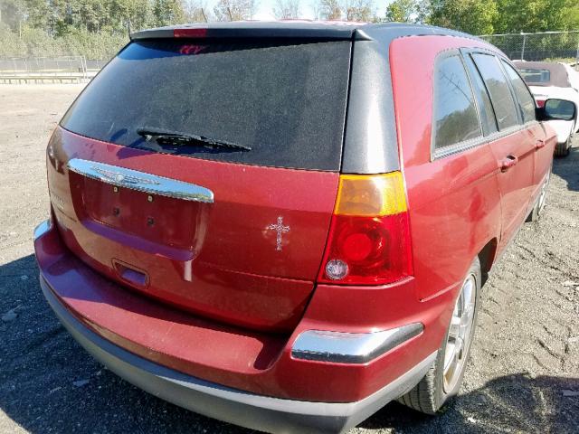 2A4GM68416R639901 - 2006 CHRYSLER PACIFICA T RED photo 4