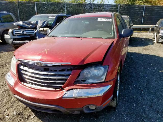 2A4GM68416R639901 - 2006 CHRYSLER PACIFICA T RED photo 9