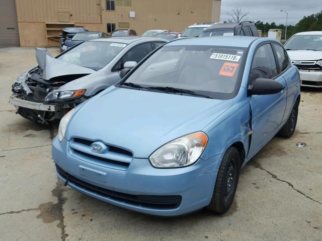 KMHCM36C48U082738 - 2008 HYUNDAI ACCENT GS BLUE photo 2