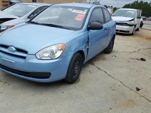 KMHCM36C48U082738 - 2008 HYUNDAI ACCENT GS BLUE photo 9