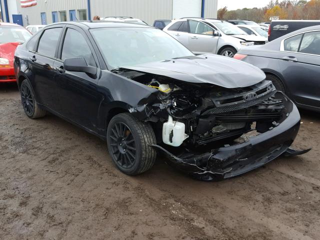 1FAHP3GNXBW135431 - 2011 FORD FOCUS SES BLACK photo 1